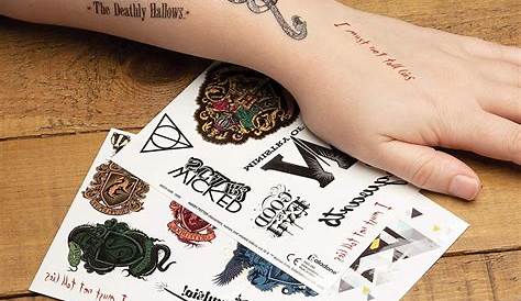 Harry Potter Temporary Tattoo Set - Entertainment Earth