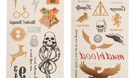 Harry Potter Temporary Tattoo Set