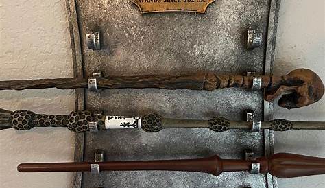 Harry Potter Themed Wand Display, Wand Stand by FanAtticAlley on Etsy