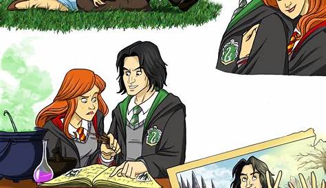 Snape and Lily. I love those two. Estilo Harry Potter, Arte Do Harry