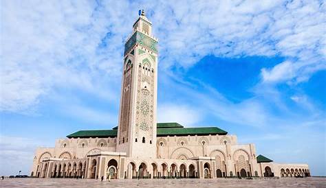 The Hasan II mosque in Casablanca, Morocco : travel