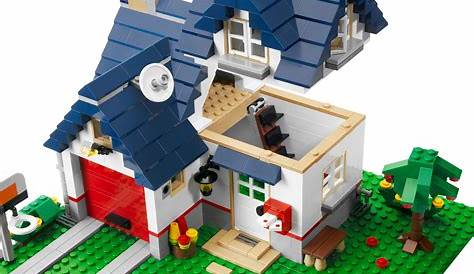 1 x Lego System Set Modell Building 4956 House Haus Gebäude Dach rot