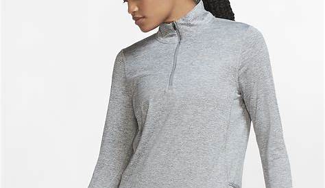 Haut de running demi-zippé Nike pour Femme. Nike LU