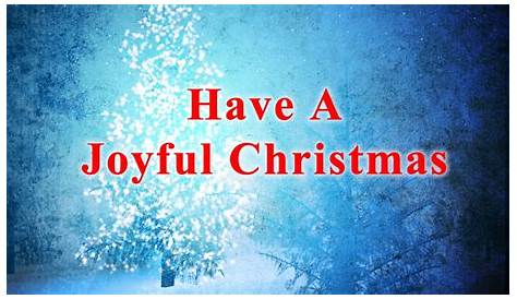 Have A Joyful Christmas