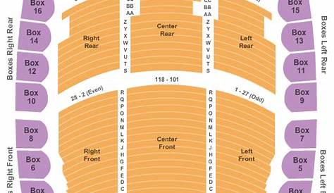 Seating Maps The Naples Players