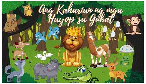 Forest Animals in Filipino (Mga Hayop sa Kagubatan) - YouTube