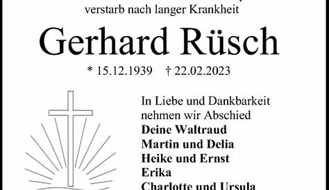 Traueranzeigen von Horst Hänisch | Trauerportal Hildesheimer Allgemeine