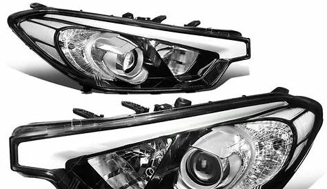 Headlight Set For 2017-2018 Kia Forte Left and Right With Bulb 2Pc | eBay