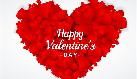 valentines day greeting heart vector design illustration Download