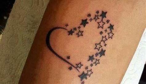 Star Heart Tattoo | Tattoos, Star tattoos, Tattoo designs for girls