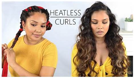 Heatless Curls Heatless hairstyles, Formal hairstyles, Human hair wigs