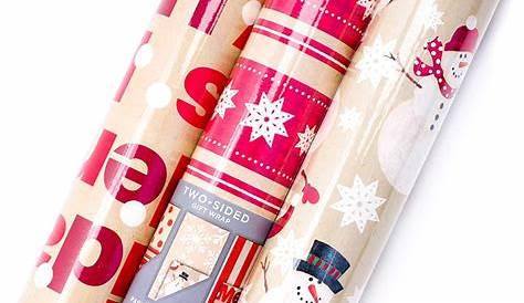 Wrapping Paper 102383 12 Rolls Heavy Weight Gift Wrap Candy Cane