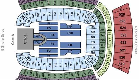 Heinz Field Concert Seating Chart Taylor Swift Elcho Table