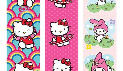 Hello Kitty Bookmarks Birthday Printable