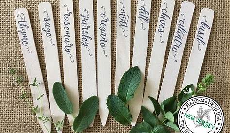 Herb Tags For The Garden