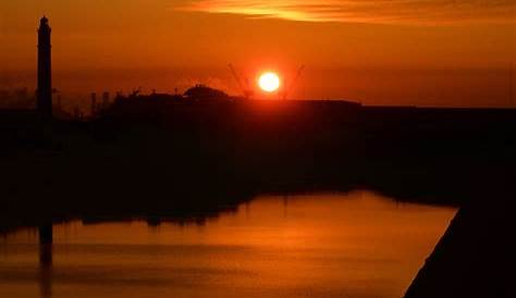 Lever de soleil - Sunrise - Lever de soleil sur le Lac St-Louis, Québec