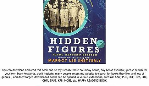 Hidden Figures Young Readers Edition Pdf