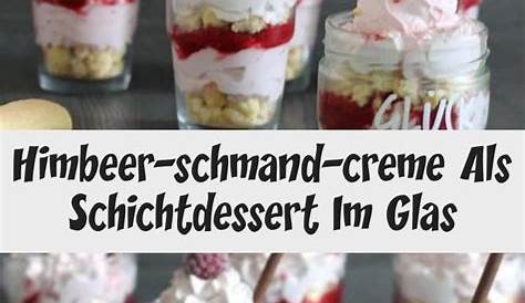 Sahne - Schmand - Dessert mit Himbeeren (Rezept mit Bild) | Chefkoch.de
