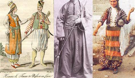 Clothing of the early Christians and Arabians of the Middle east.