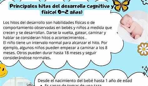 Tabla de desarrollo infantil desde 0 a 8 años | FONO | Desarrollo