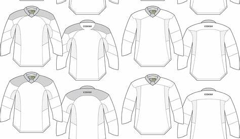 Ice Hockey Uniform Template on Behance