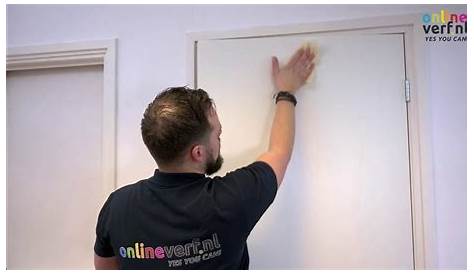 How To video | Hoe schilder ik een binnendeur? | OnlineVerf.nl - YouTube