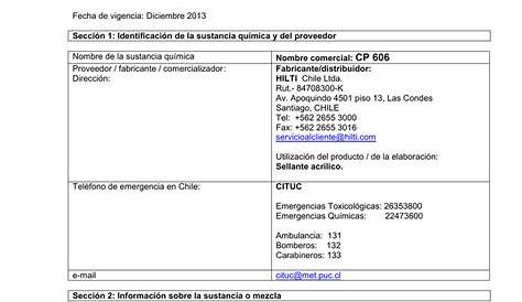 Hoja de datos personales ejemplo