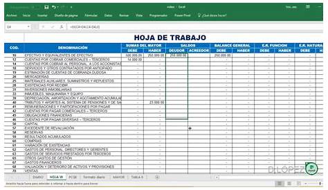 (DOC) Hoja de trabajo estandarizado | diego mejia - Academia.edu