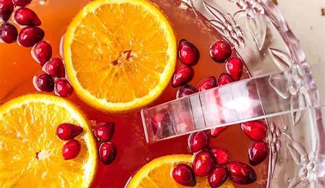 Holiday Champagne Punch Recipe