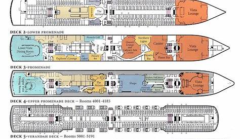 Oosterdam Deck Plans, Layouts, Pictures, Videos