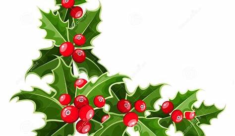 Christmas Holly Border Clip Art - ClipArt Best