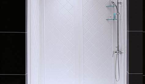 Image result for One Piece 48 Shower Stall with Seat Fiberglass Shower