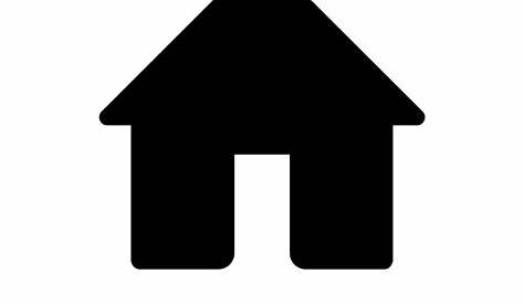 House icon black and white home Royalty Free Vector Image