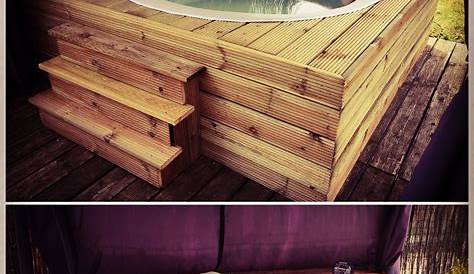 Homemade Hot Tub Surrounds How To Make A Surround With Deck