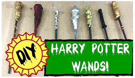 Harry Potter Crafts - DIY Wands, Broomsticks, and More - Julie Measures