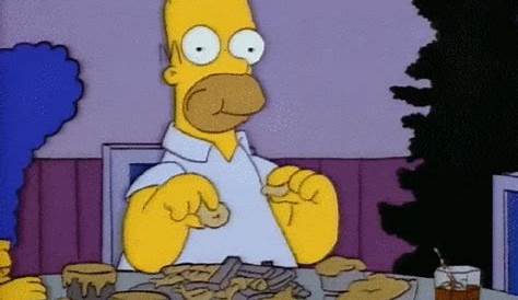 Hungry Homer Eating GIF Make Your MEME With Homer Simpson