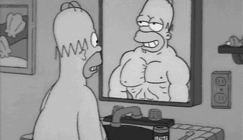 Homer Simpson Mirror GIF - Find & Share on GIPHY