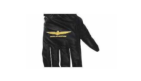Honda Black Leather Motorcycle Gauntlet Gloves Medium – RonSusser.com