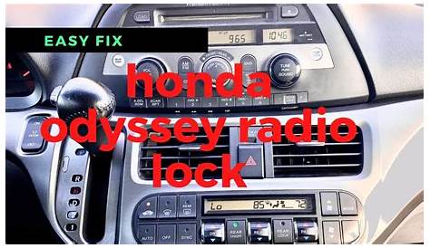 11 12 13 Honda Odyssey Radio CD Navigation & Code 39101TK8A510 TSB06