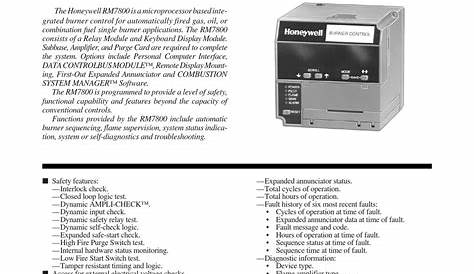 Honeywell 5000 Installation Manual