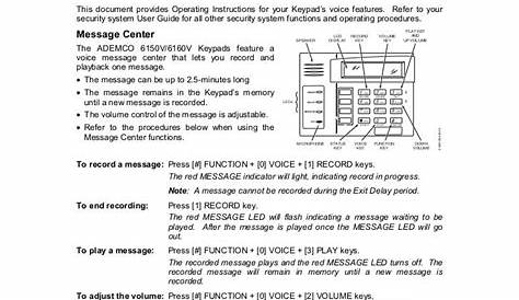 Honeywell 6150 User Manual