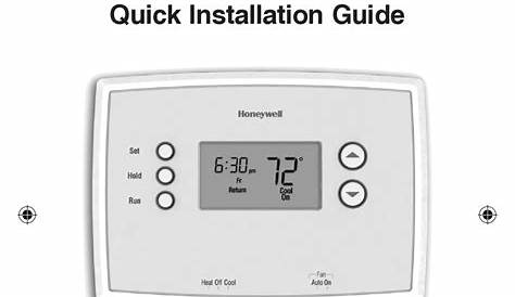 honeywell thermostat rth6350d1000 manual