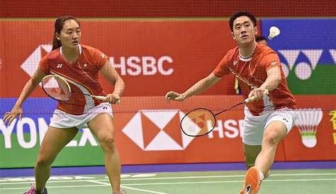 Hong Kong professional badminton player Wong Wing Ki competes against