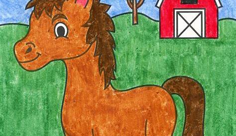 Horse Pictures To Draw For Kids Printable Activity Shelter