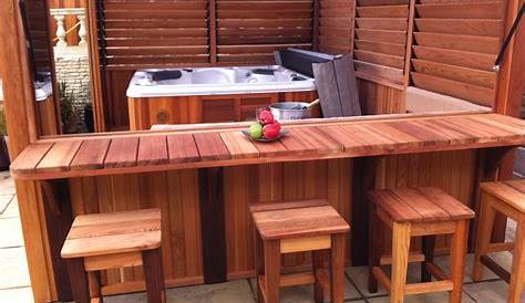 Hot Tub Surround Ideas With Bar Patio Gazebo Garden Garden Room Garden