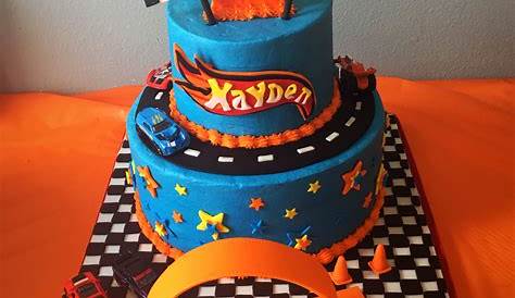 Hot Wheel Themed Birthday Cake | Themed birthday cakes, Hot wheels cake