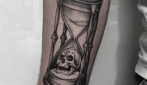 Hourglass with Skull | Hourglass tattoo, Realistic tattoo sleeve