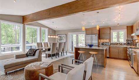 SoPo Cottage: Defining 'Rooms' in an Open Concept Floor Plan