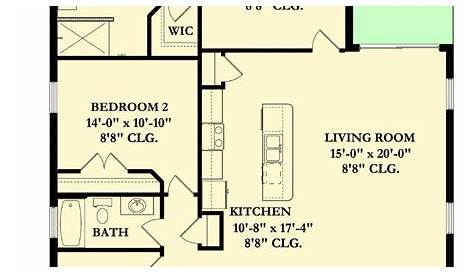 3 Bedrooms and 2.5 Baths - Plan 5918