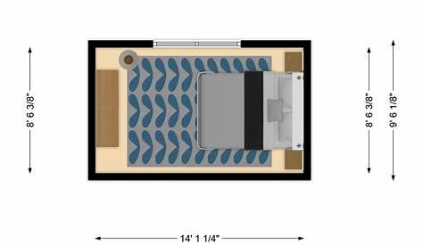 How Big Is An Average Bedroom Size d Layout Guide with 9